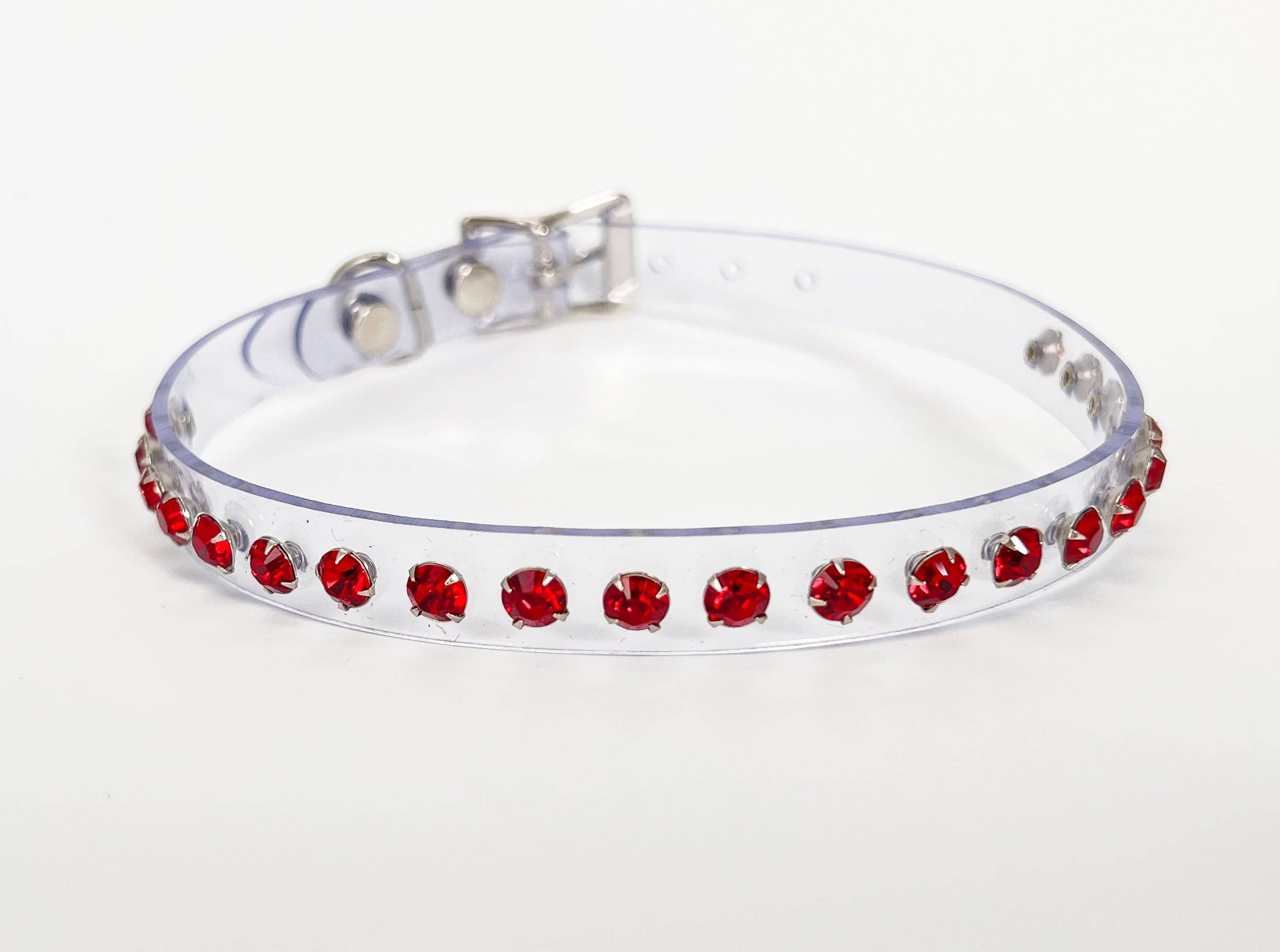 Funk Plus - Wholesale Choker/Collar - CK247CLR RHINESTONE CLEAR  CHOKER17