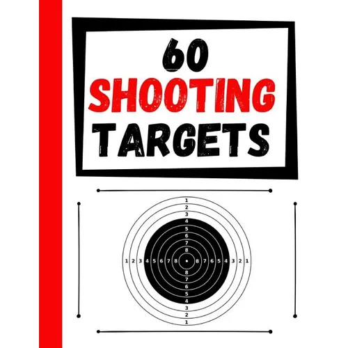 Books by splitShops - Wholesale Sports & Recreation - 60 Shooting Targets: Large Paper Perfect for Rifles / Firearms / BB / AirSoft / Pistols / Archery & Pellet Guns - Paperback0