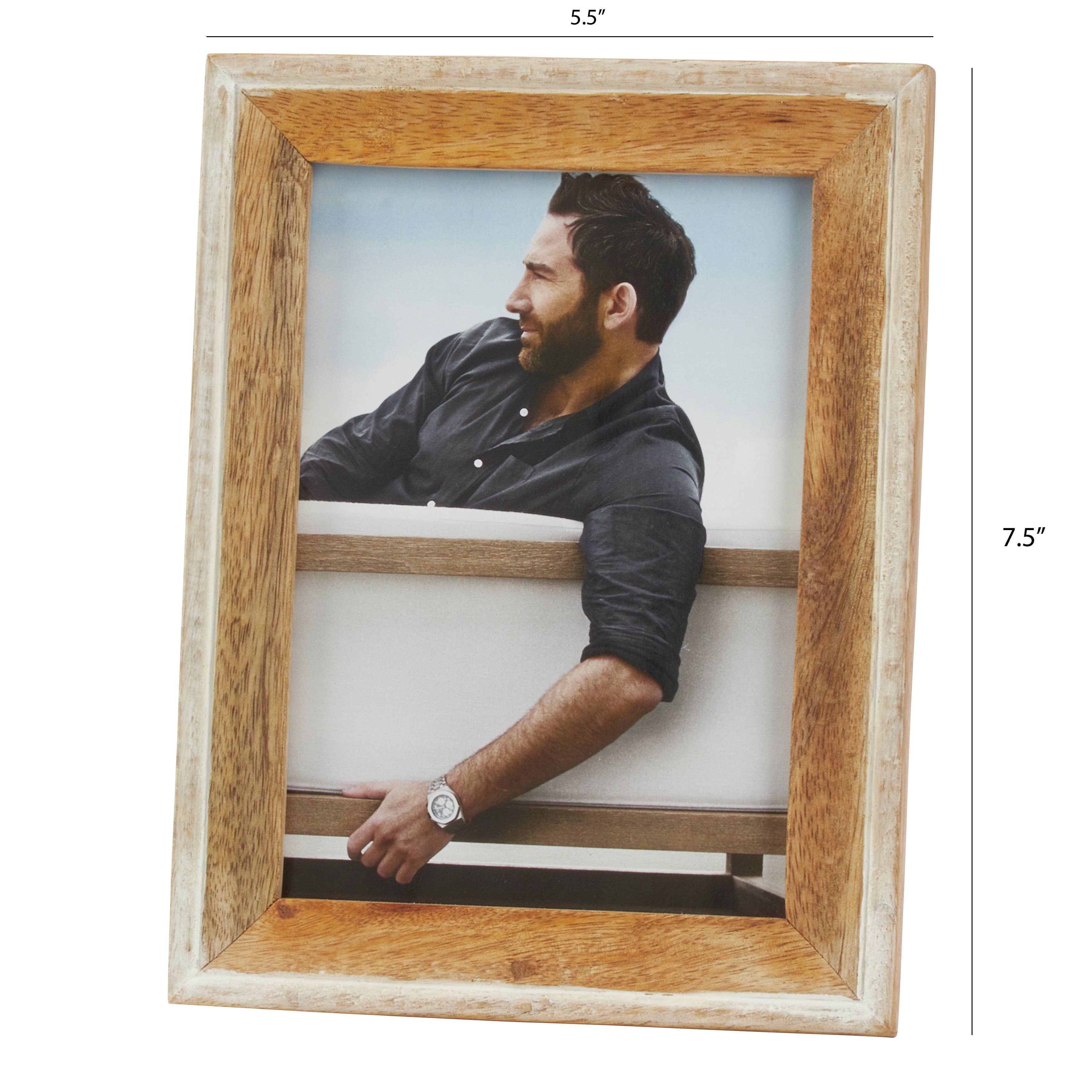 Naturel Cadre photo en bois vieilli en vente sur Faire3