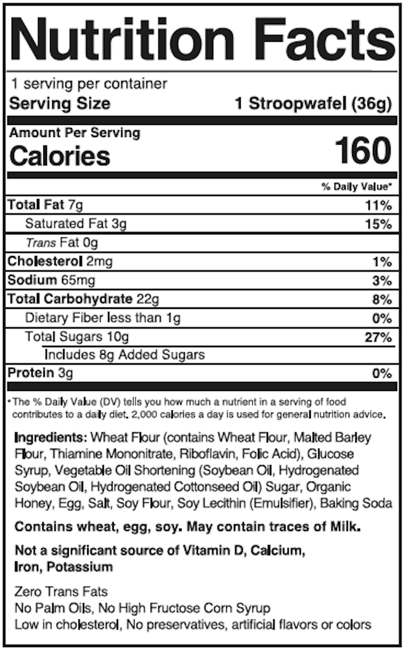 3Bros - Wholesale Cookie - Honey Booster Energy Waffle - 40 single packs4