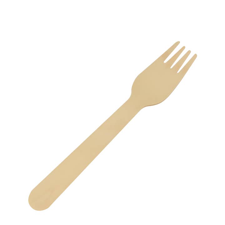 CLW Distributors INC - Wholesale Disposable servingware set - Disposable Wooden Forks 6.3" Length - Pack of 1002