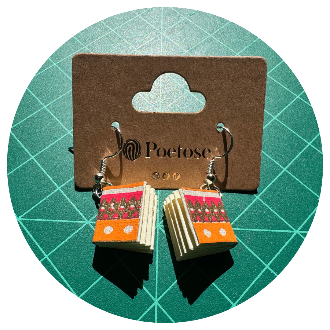 Poetose – Engroshandel Hængeøreringe og creoløreringe – Håndlavede bogøreringe7