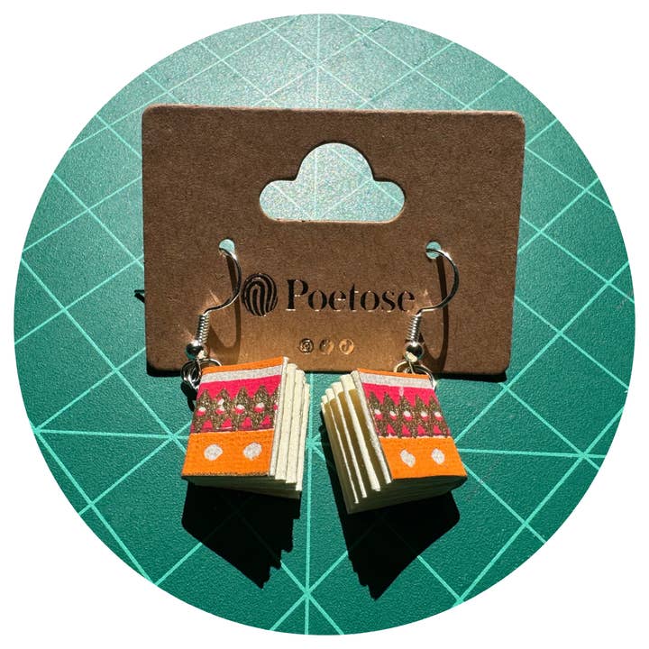 Poetose – Engroshandel Hængeøreringe og creoløreringe – Håndlavede bogøreringe7