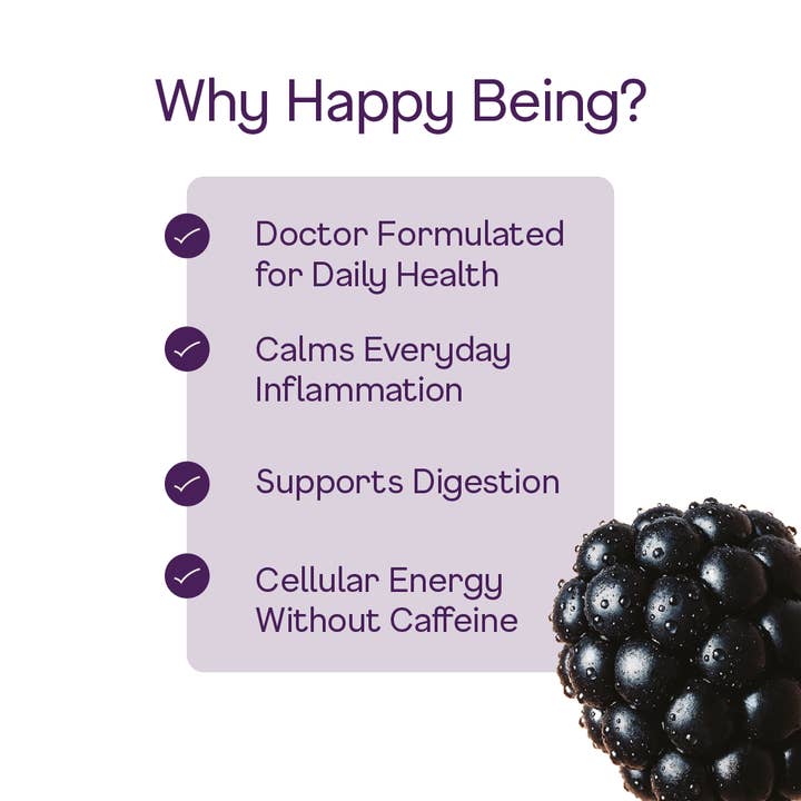 Happy Being - Wholesale Health/Detox Tea - 16 Pack Blackberry8