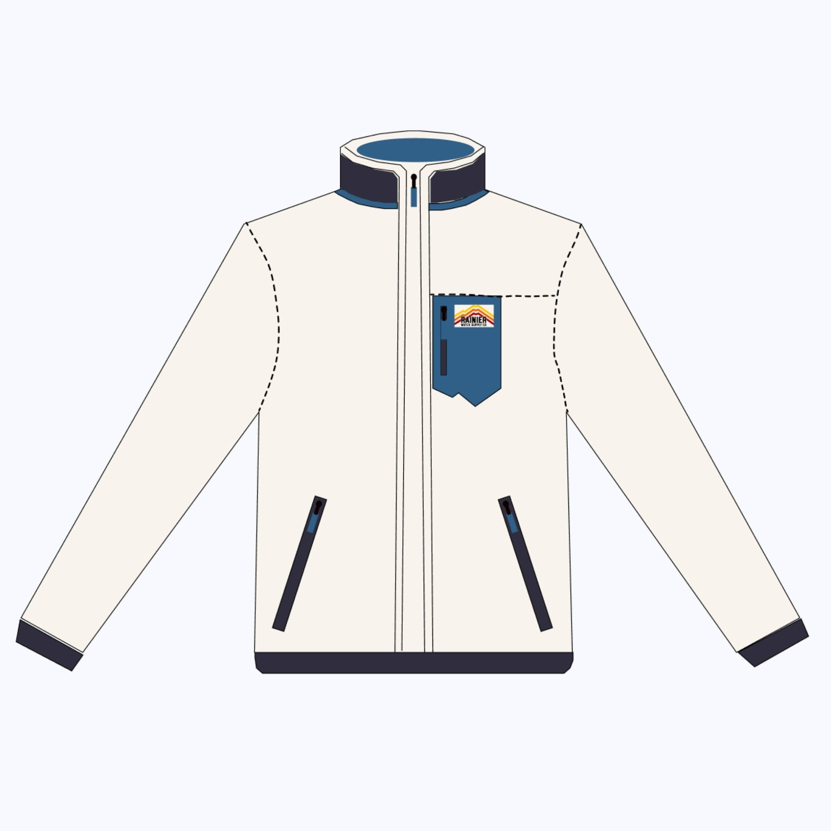 Rainier Watch Supply Co - Wholesale Jacket - Unisex - RW Turbo SuperFleece Jacket | Recycled Lined Fleece12