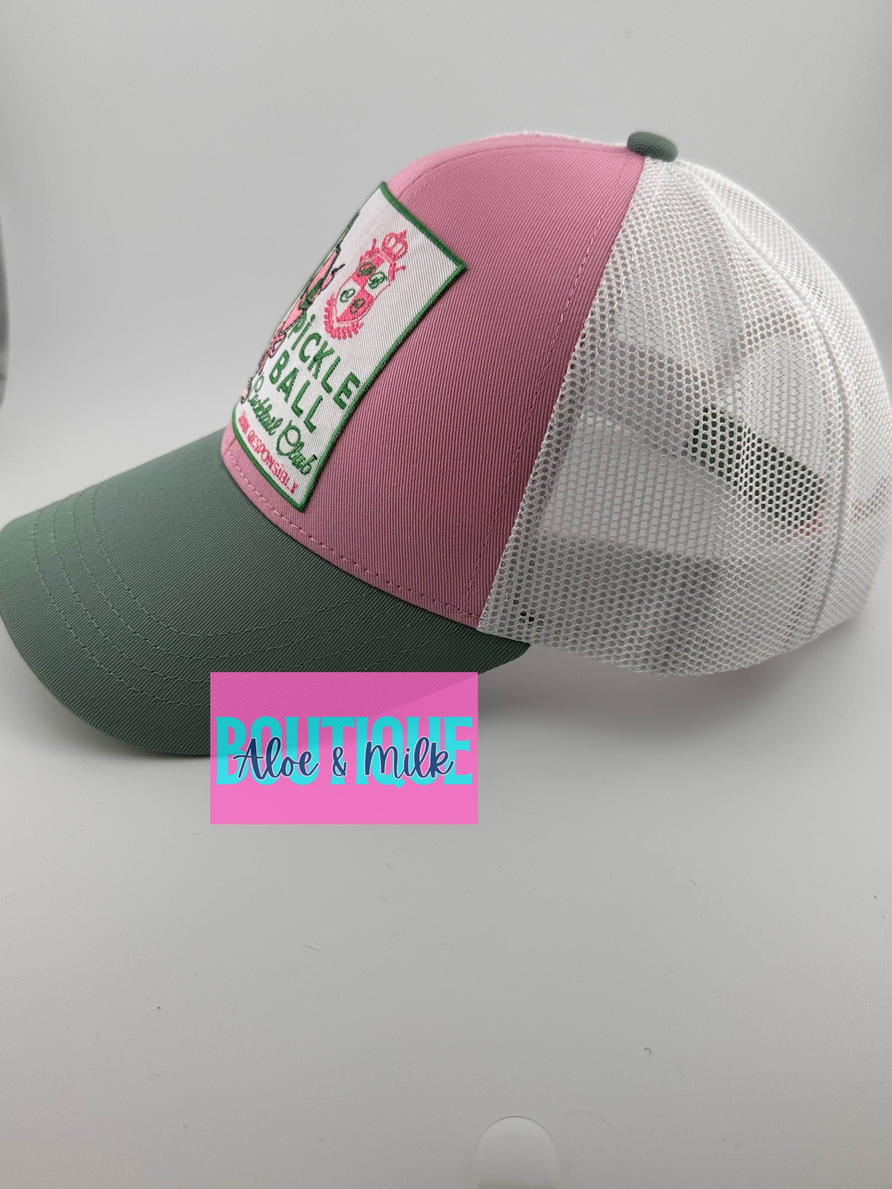 Aloe and Milk Boutique - Wholesale Baseball Cap - Unisex - Pickleball Dink Responsibly Hat, pickleball cap2