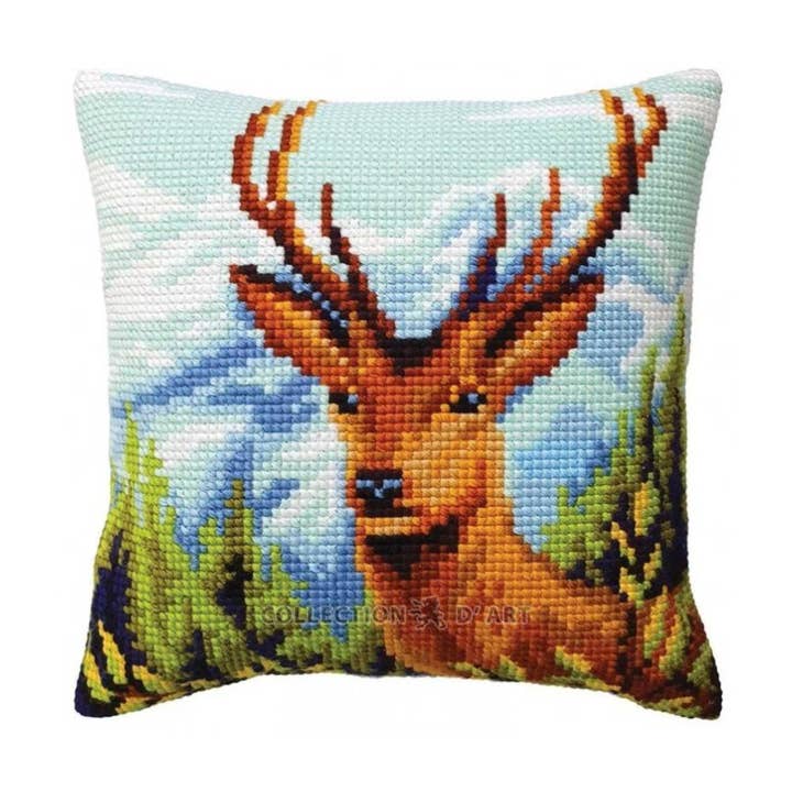 Kit de Almofada de Bordado em Tecido Estampado Coleção Veado DArt 5439 por atacado de RTO&Collection D'Art (RTO Baltic OU)
