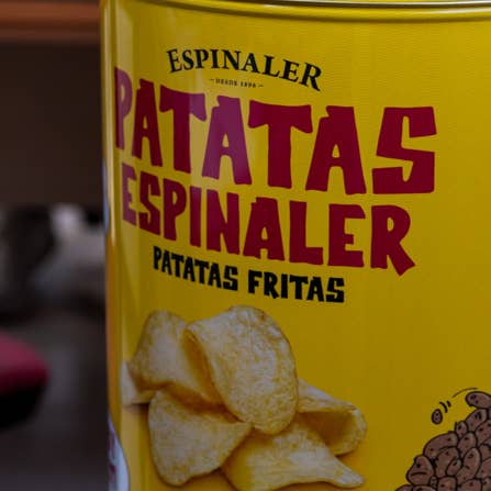 ESPINALER 1896 S.L – Batatas fritas por atacado – Espinaler Lata de Batata com Saco 450 gramas