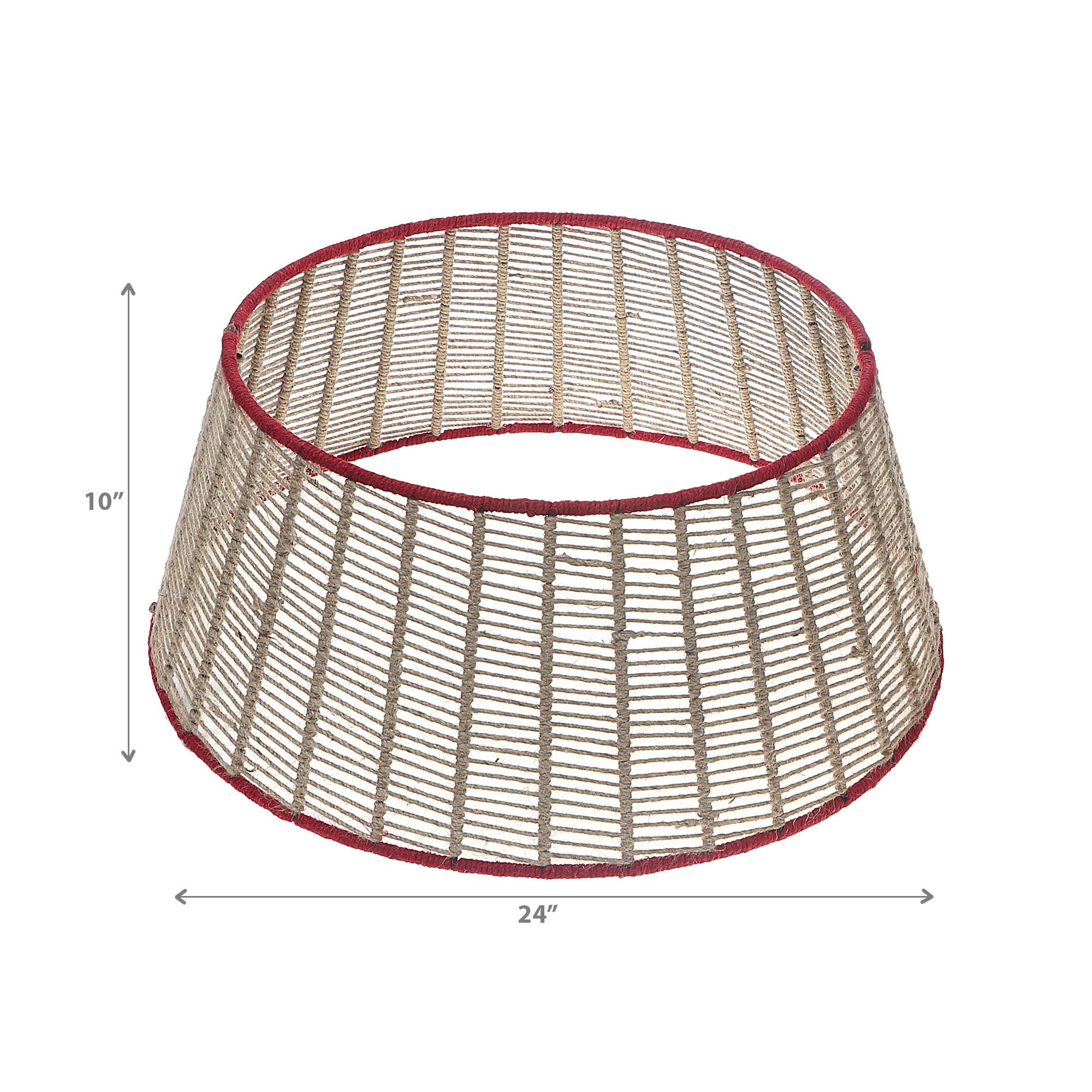 Brun Jute trädkrage för wholesale på Faire2