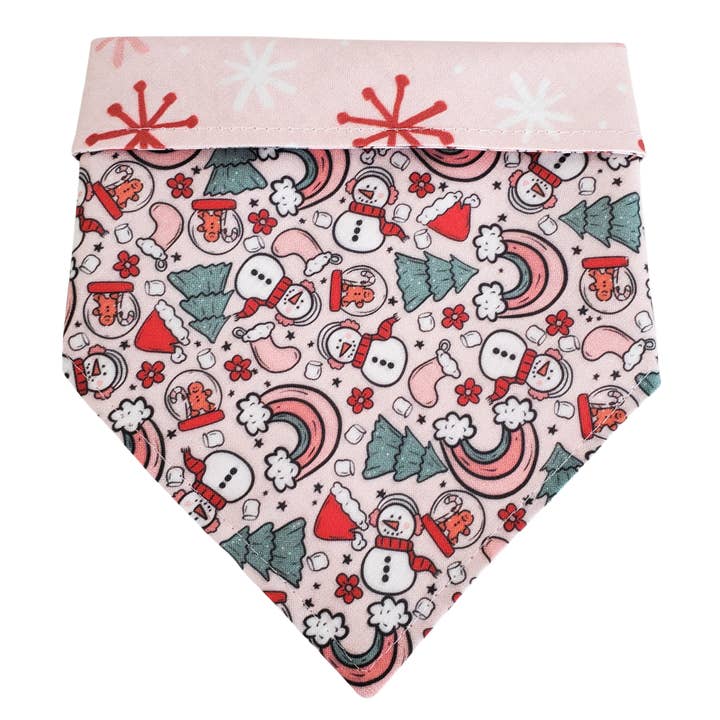 Winter Fun - Bandana à collier réversible pour chien pour la vente par Charlie & the Hound