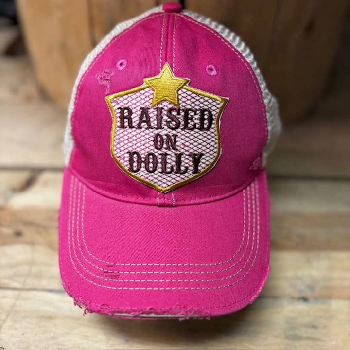The Goat Stock - Wholesale Baseball Cap - Unisex - Raised on Dolly Hat~New Design~