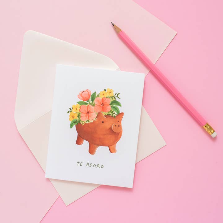 Isabella MG – wholesale Valentine's Day card – Marranito Te Adoro - Valentine's Day Card, Spanish Card1