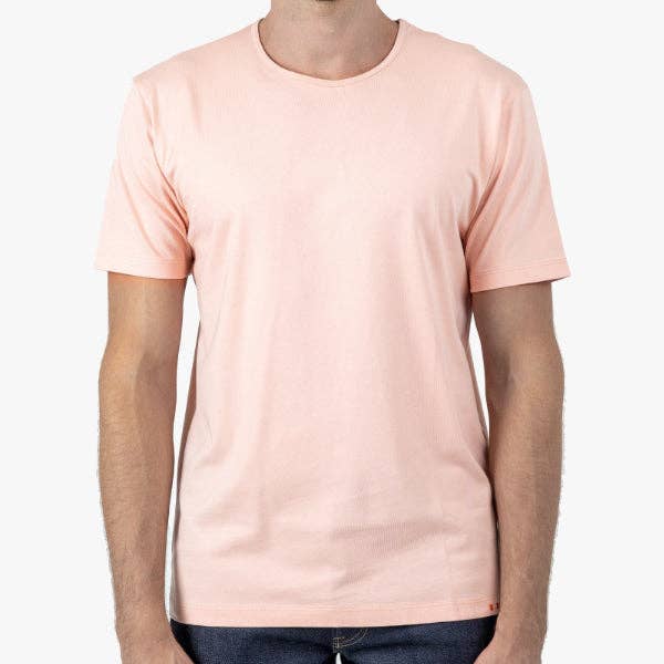 LIGHT RED | Short Sleeve Classic Crew T-Shirt 100% Pima for wholesale by IF... THEN WELL