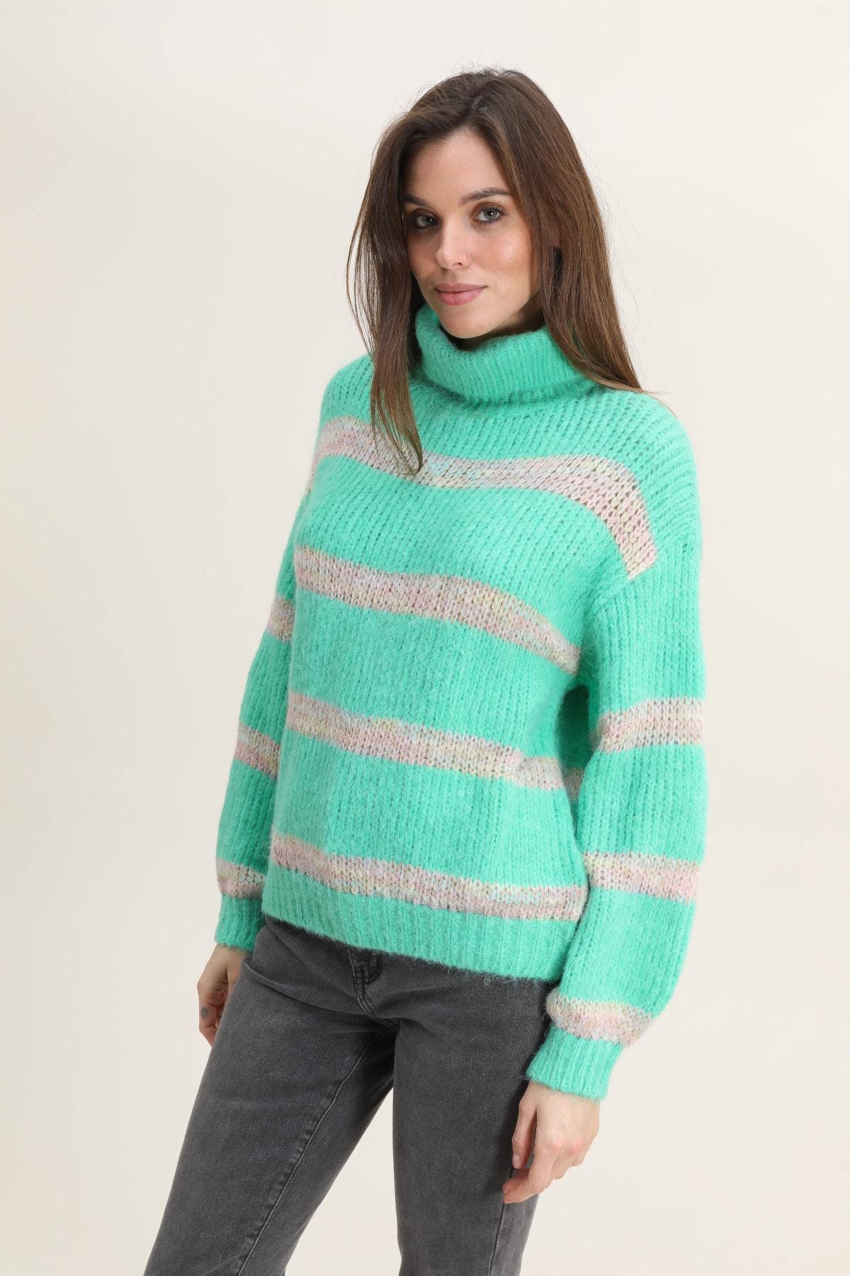 Cherry Paris - Wholesale Knit Sweater - Women's - Pull Lauryne - IY2382210