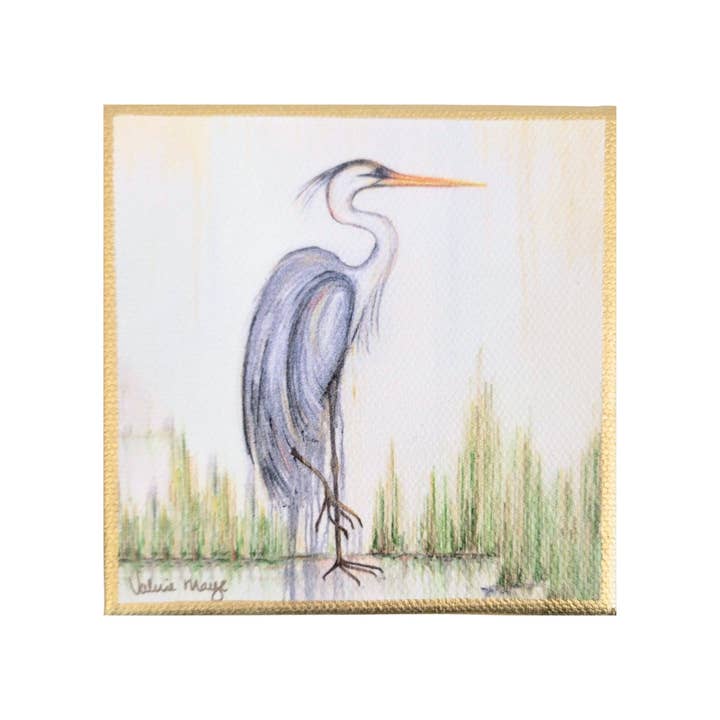 Mini-toile « Blue Heron I » pour la vente par 318 Art Co.