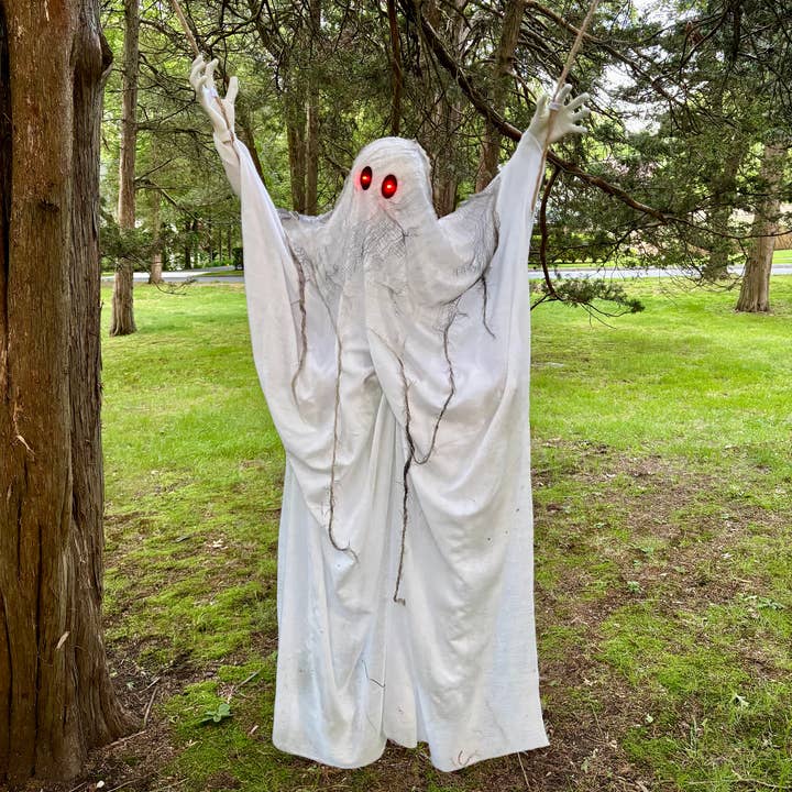 WORTH IMPORTS - Wholesale Outdoor Ornament/Decor - 72" Hanging Halloween Animated Shaking Ghost on Swing2