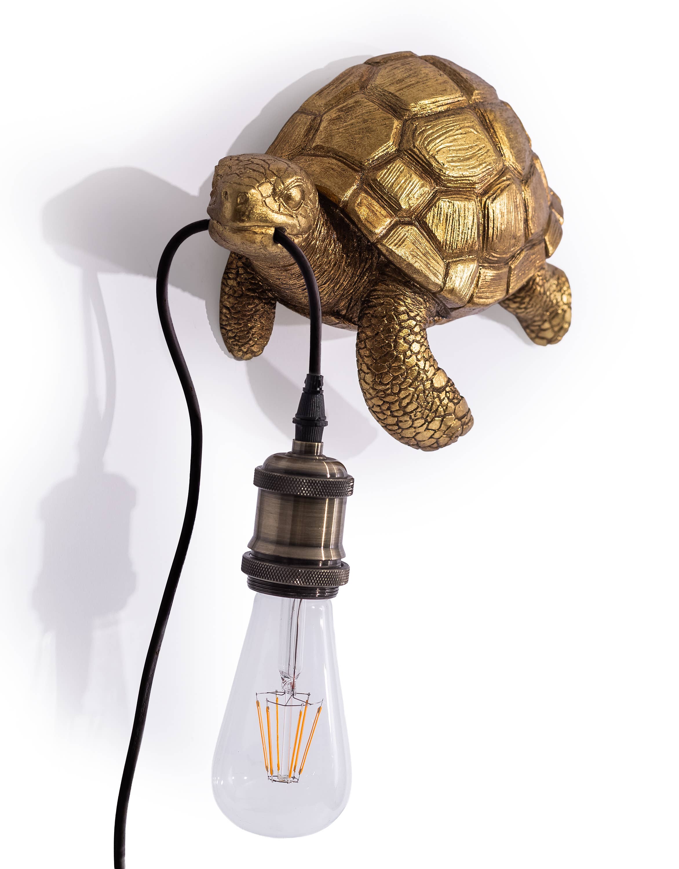 McGowan & Rutherford Ltd - Vente Lampes d'appoint/de bureau - Applique Murale Tortue en Or Antique2