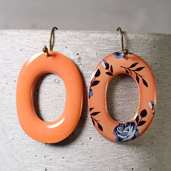 pendientes reversibles Montsoreau – m. floral 1243 para venta al por mayor de une Hirondelle sous le Tilleul