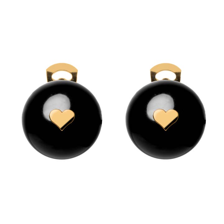 Originelle und lustige Clip Symballs Ohrringe. 100% Moda Ita für den Großhandel von Mirta Accessori Moda