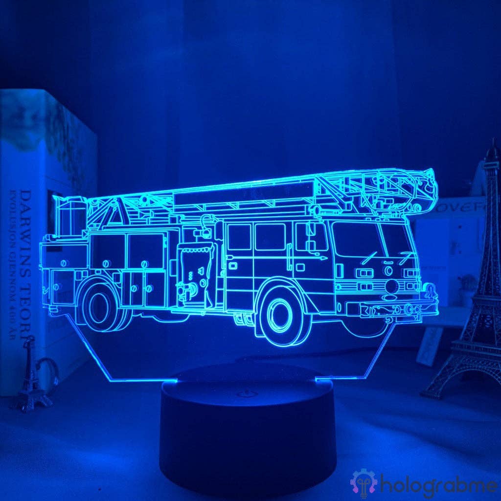 Holograbme - Wholesale Accent/Desk Lamp - Car Lamp Fire Truck2