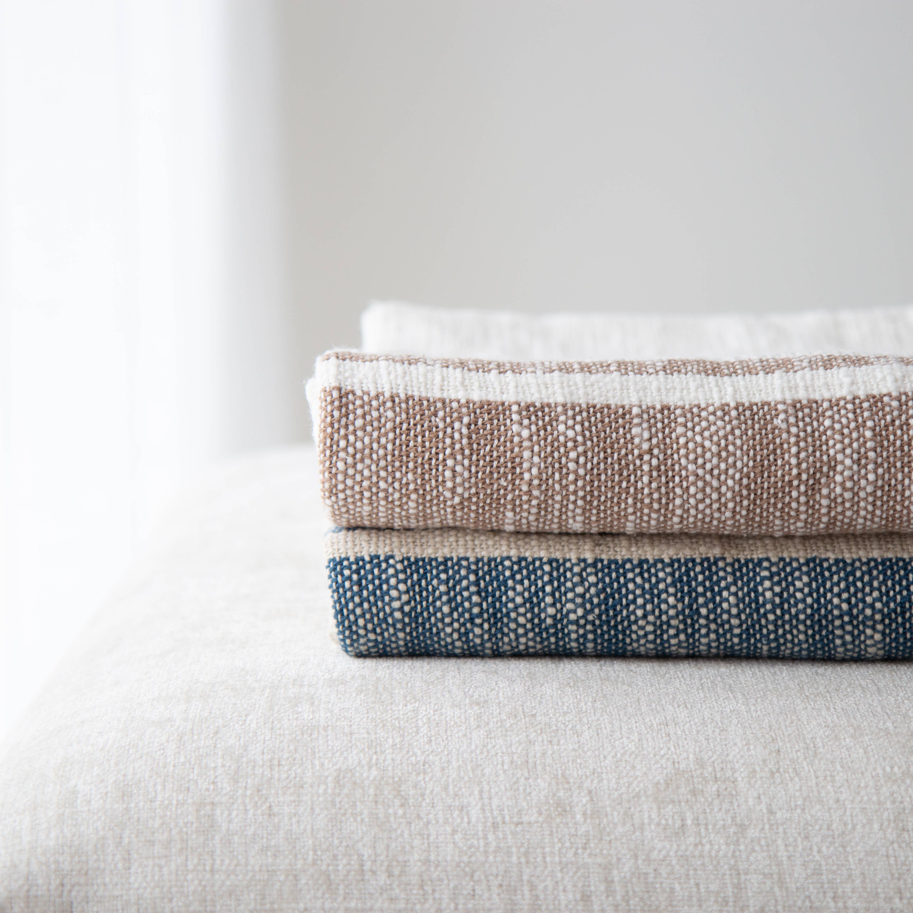 Tajik  Home  LLC - Wholesale Throw Blanket - Rebecca's Grainsack Throw – Classic Vintage-Style Blanket5