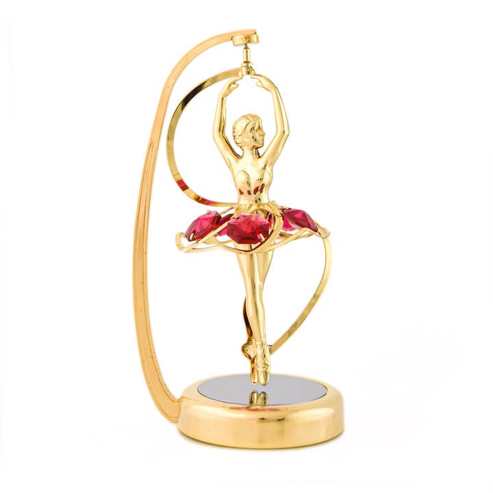 Gold Revolving Ballerina Figurine for wholesale by Mascot International, Inc.