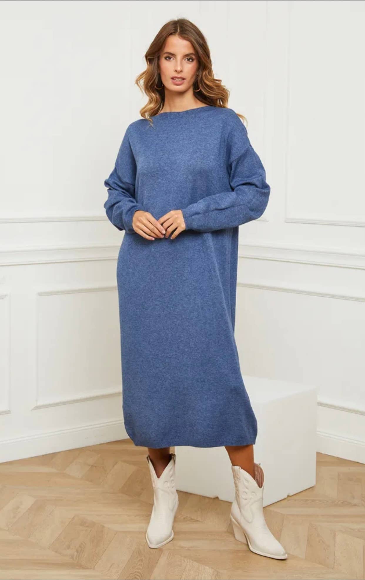 LÉA & LUC - Wholesale Dress - Women's - Sweater dress REF. 2227120