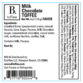 B. Toffee & Treats - Wholesale Toffee - Father's Day Custom 4oz Toffee Boxes2