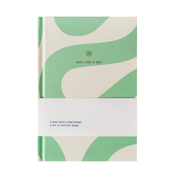 A-Journal One Line a Day Flow Mint for wholesale by A-Journal Stationery