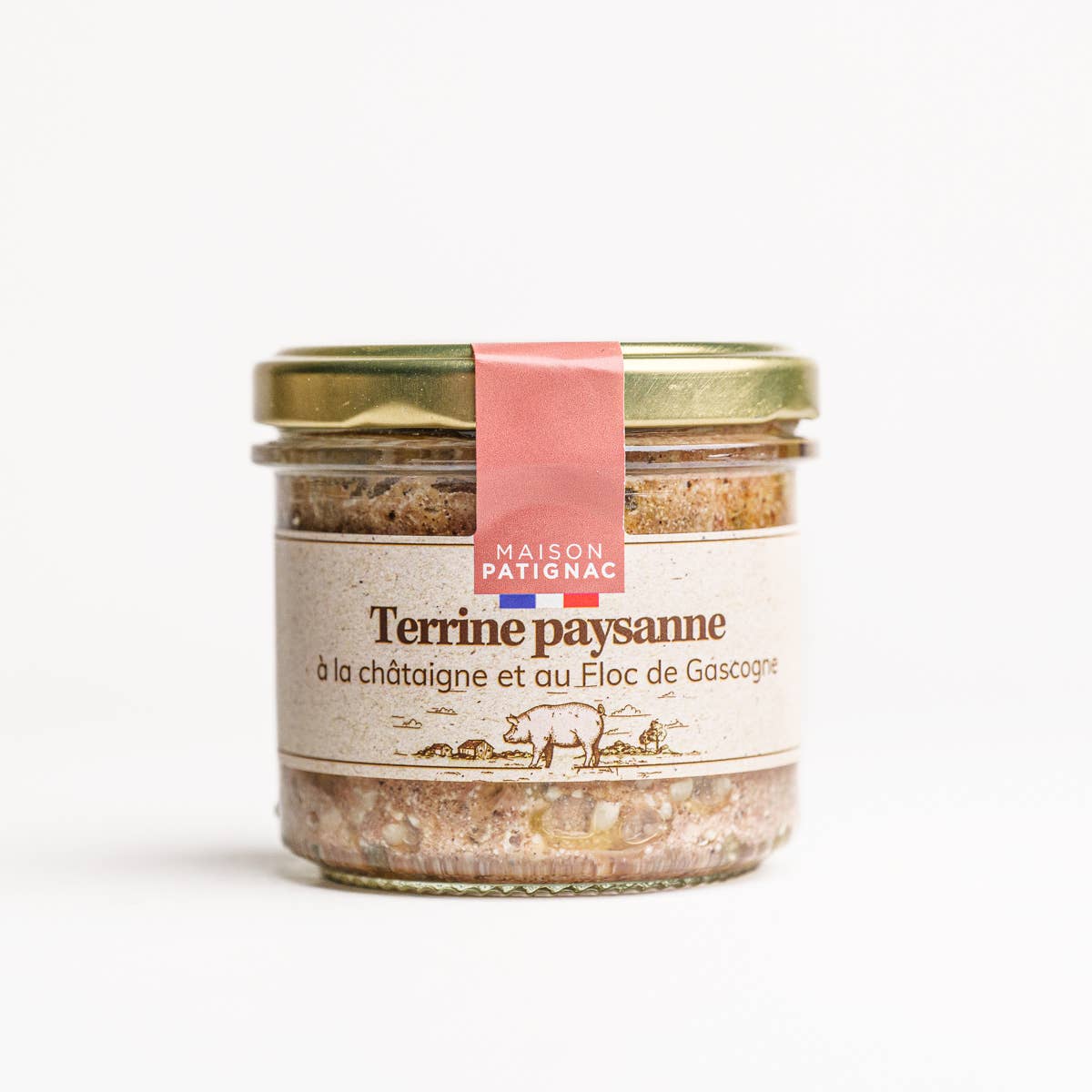 MAISON PATIGNAC - Wholesale Preserves - PEASANT TERRINE WITH CHESTNUT AND FLOCK OF GASCONY0