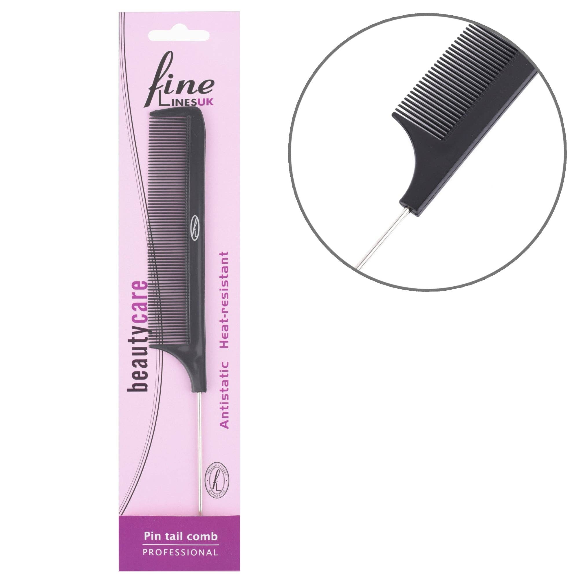 Fine Lines (UK) Ltd - Wholesale Hair Brush/Comb - Metal Pin Tail Comb1
