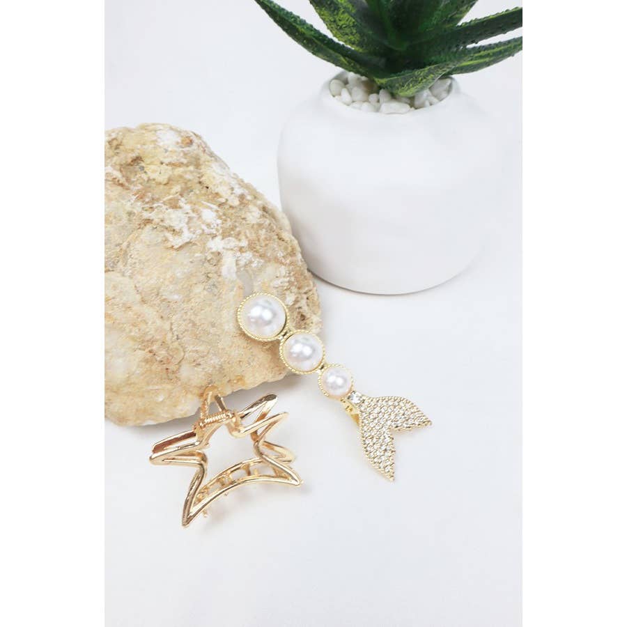 MÉLANGER LA COULEUR Ensemble de pinces à cheveux au design varié en vente sur Faire1