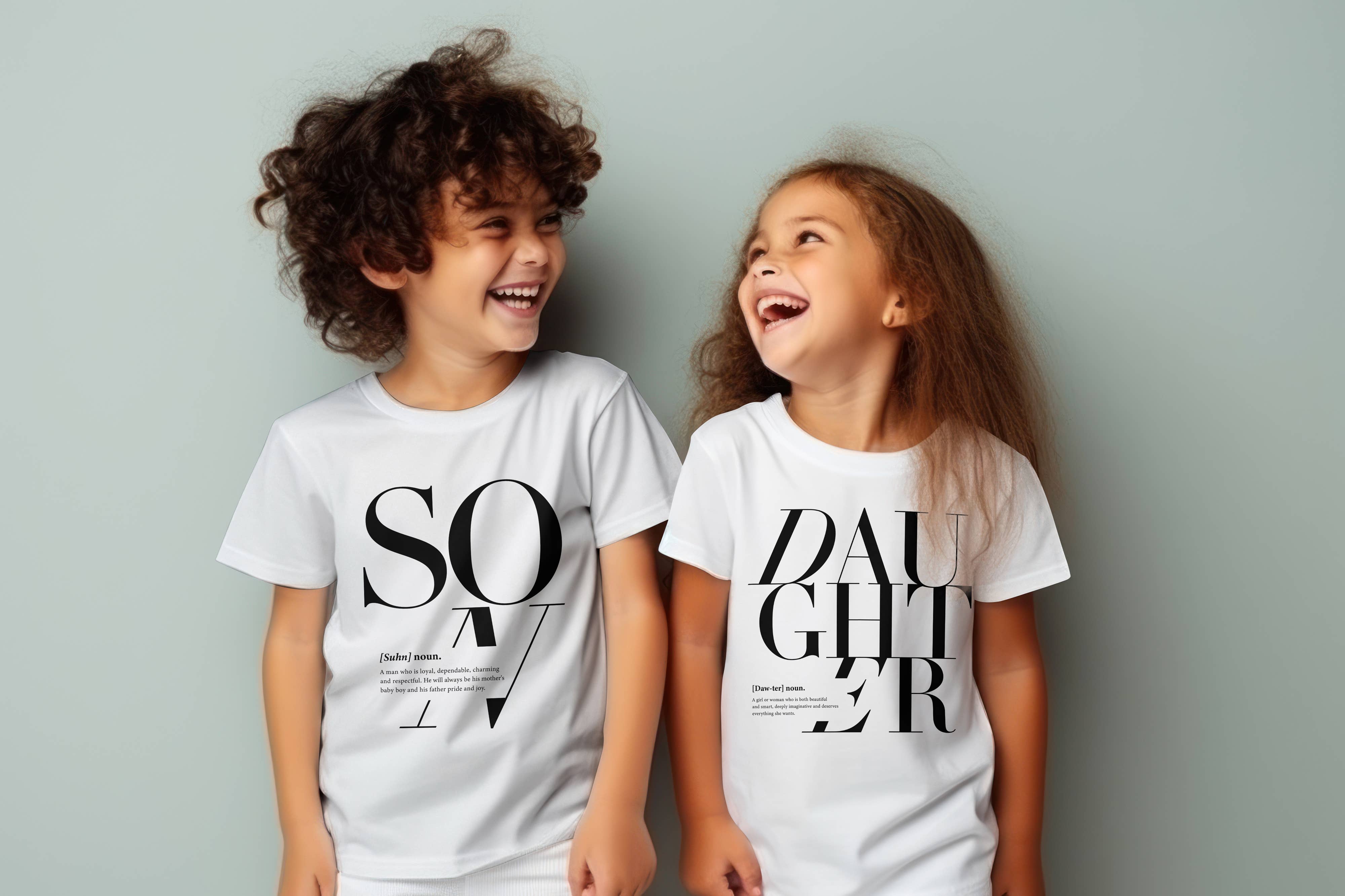 White Son Logo Remix T-shirt (Kids) for wholesale on Faire2