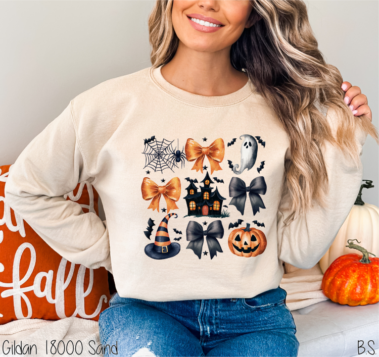 Bama Screens - Wholesale Sublimation Transfer - Halloween Coquette Collage #BS72255