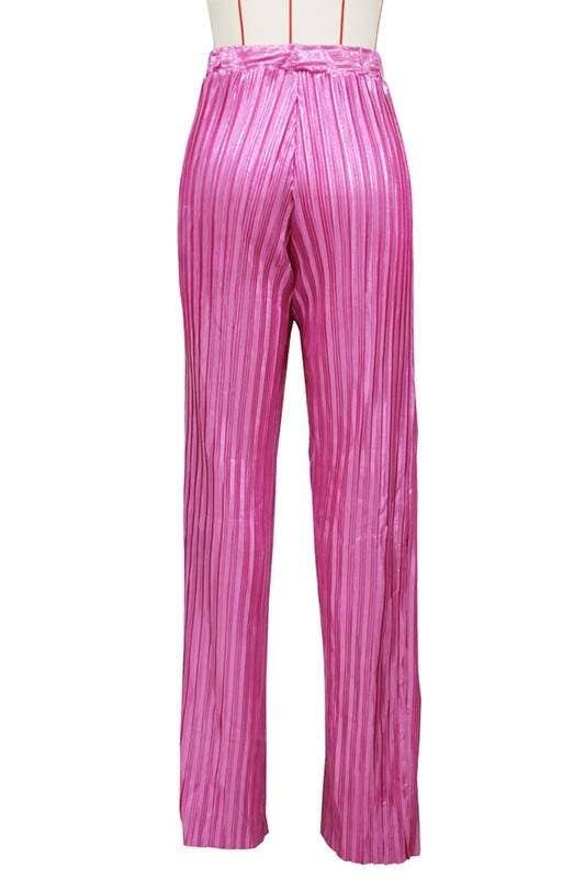 Queen Fashion - Wholesale Pants - Women's - pleated glitter long pants3