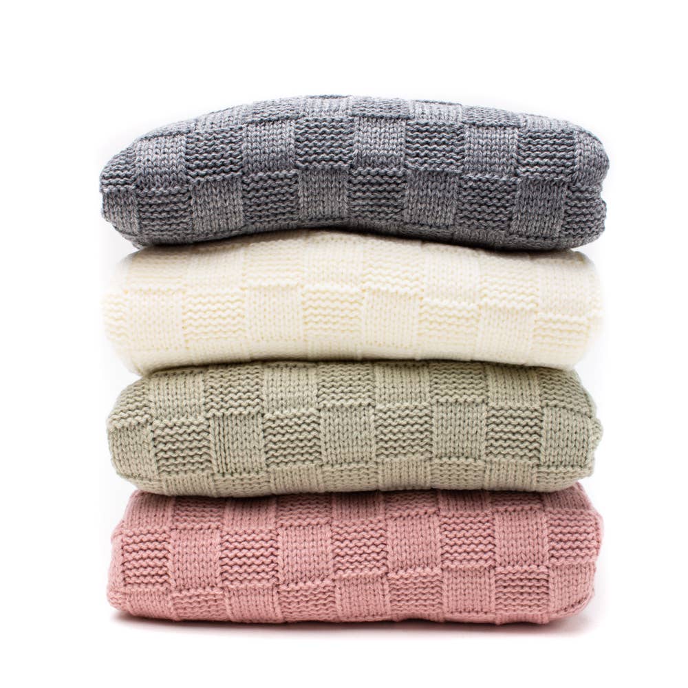 Snufie - Wholesale Bedding Blanket - Kids & Baby - Baby Blanket | BASKET WEAVE | Blush1