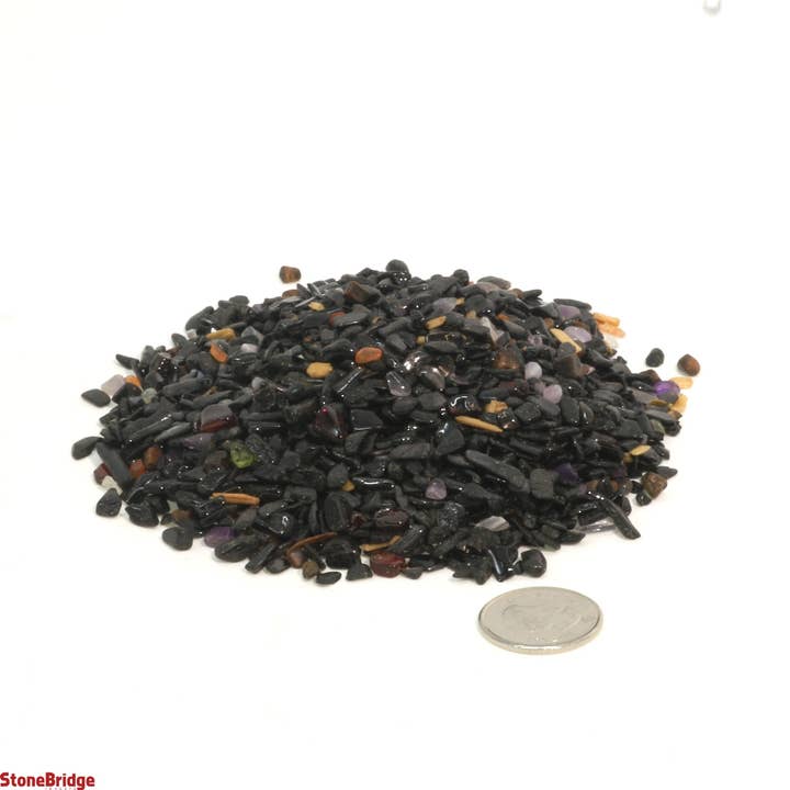 Stonebridge Imports - Wholesale Spiritual Stone/Crystal - Hypersthene Crushed Stones - Tiny