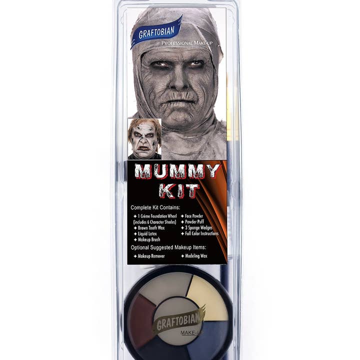 Graftobian Professional Makeup - Wholesale Face Paint/Play Makeup - Kids - Mummy Makeup Kit