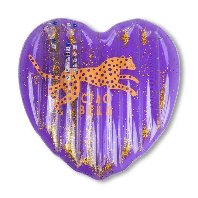 Swim Essentials Inflatable Float - Wild Heart Purple for wholesale by Axis Toys & Gifts