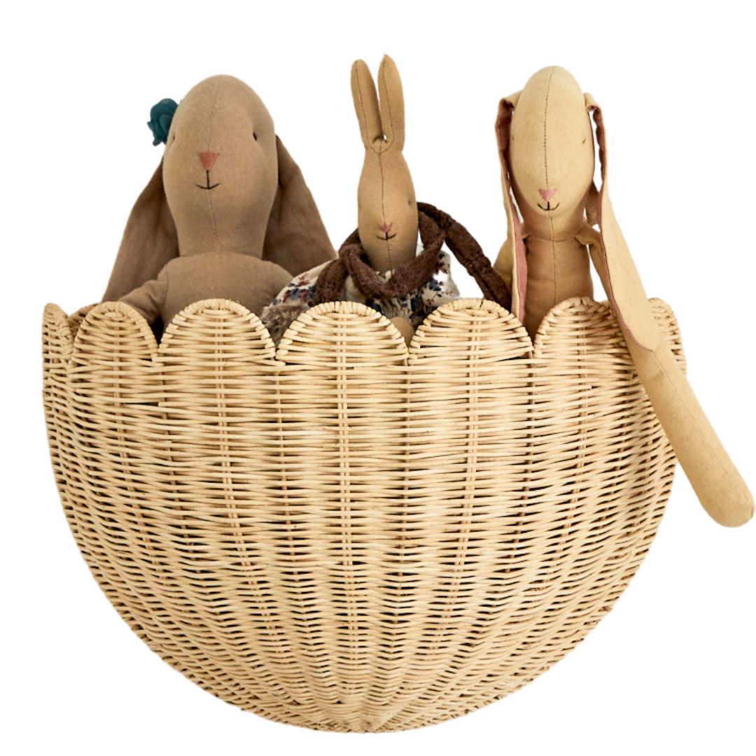 BEBE BASK® - Wholesale Storage Bin - LOLA SCALLOPED WALL BASKET7