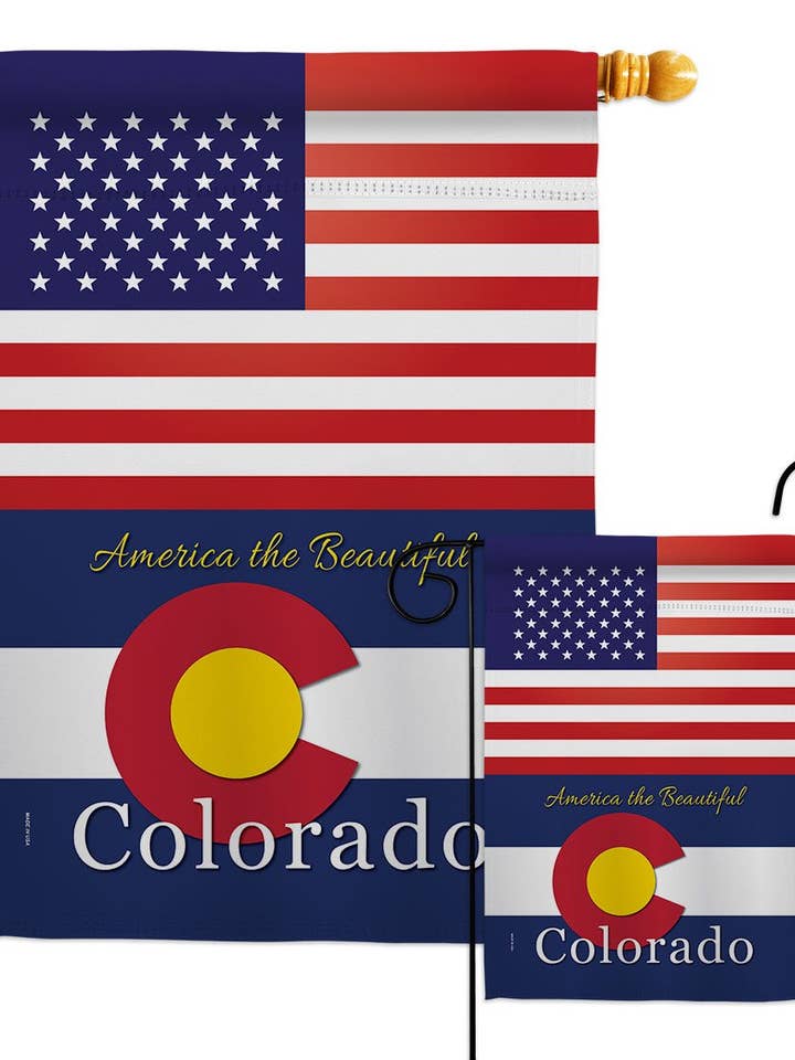 USA Colorado Americana Stater USA Decor Flag for engroshandel hos Two Group Flag Co