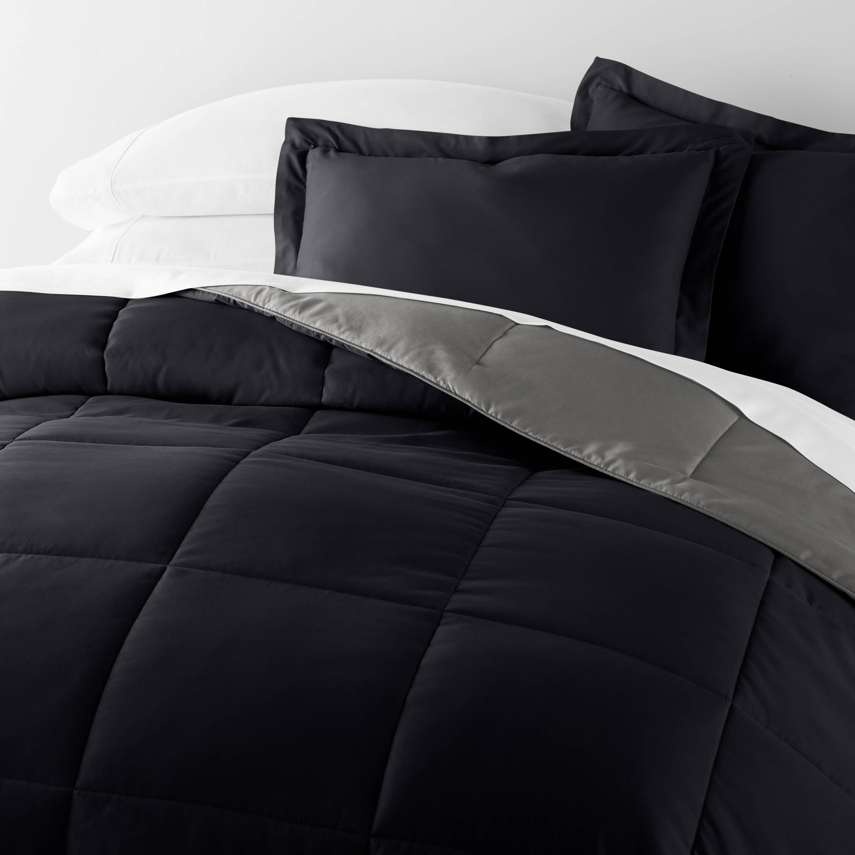 ienjoy Home - Vente Parure de lit - Ensemble de couette réversible Home Collection Down Alternative15