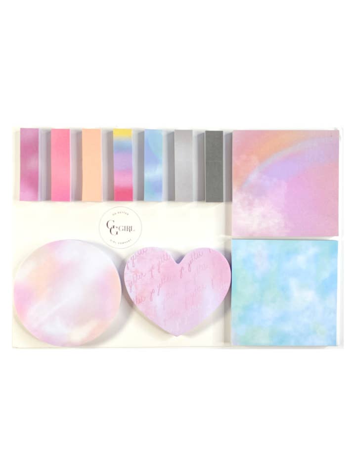 Pastel Sticky Notes - Assortment Set (800+ Piece) for wholesale by Go Getter Girl Company