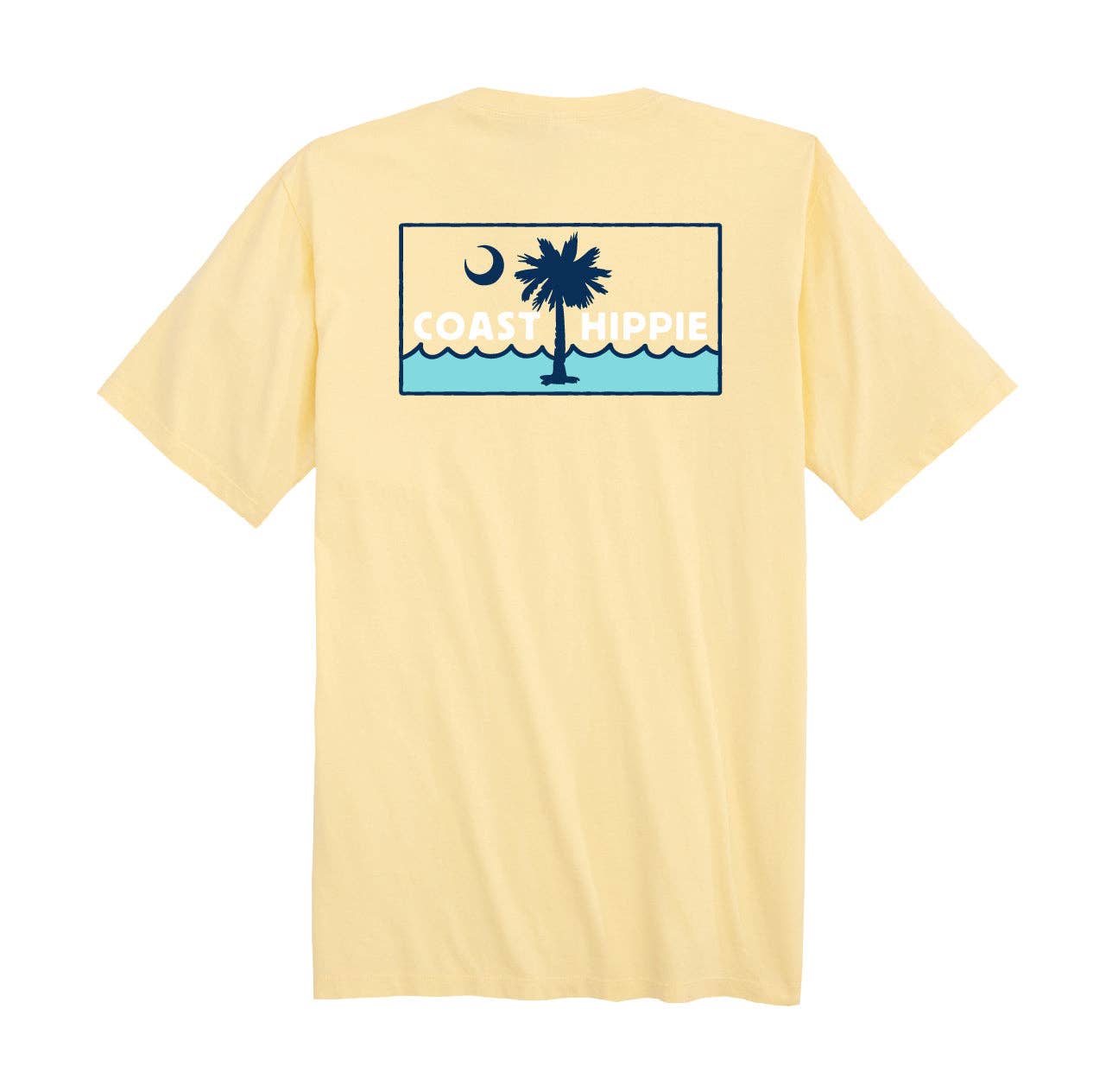 Coast Hippie - Wholesale Screen Printed T-Shirt - Unisex - SC Flag SS6