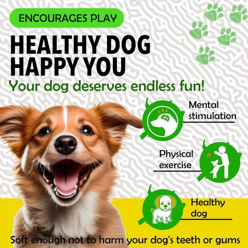 GICO Spielwaren - Wholesale Pet Fetch Ball - Dog - Dog Ball with Loops for Medium and Large Dogs #54