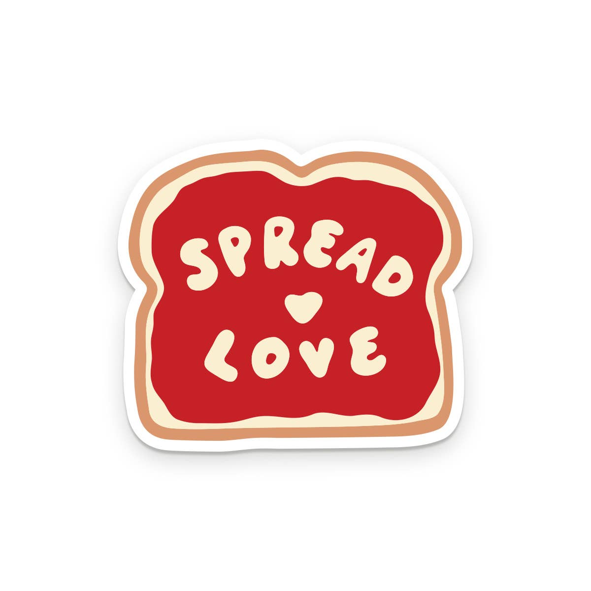 Ruff House Print Shop - Wholesale Sticker - Spread Love Vinyl Sticker
