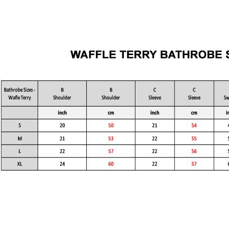 East'N Blue - Wholesale Robe - Unisex - Waffle Terry Turkish Cotton Unisex Bathrobe16