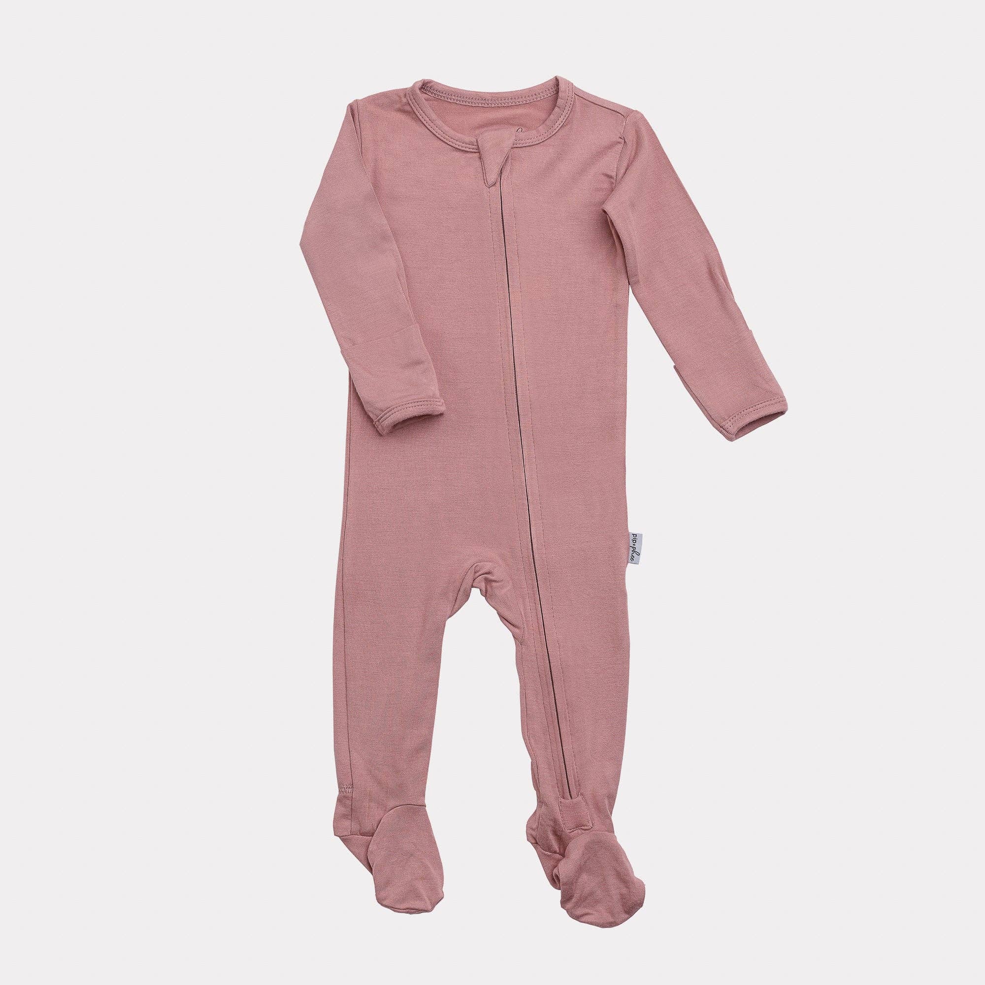 Pip + Phee – wholesale Sleepsuit – Baby – Bamboo Footed Sleepers | Solids46