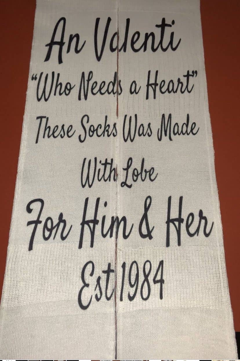 An Valenti - Wholesale Socks - Unisex - An Valenti “Made With Love”0