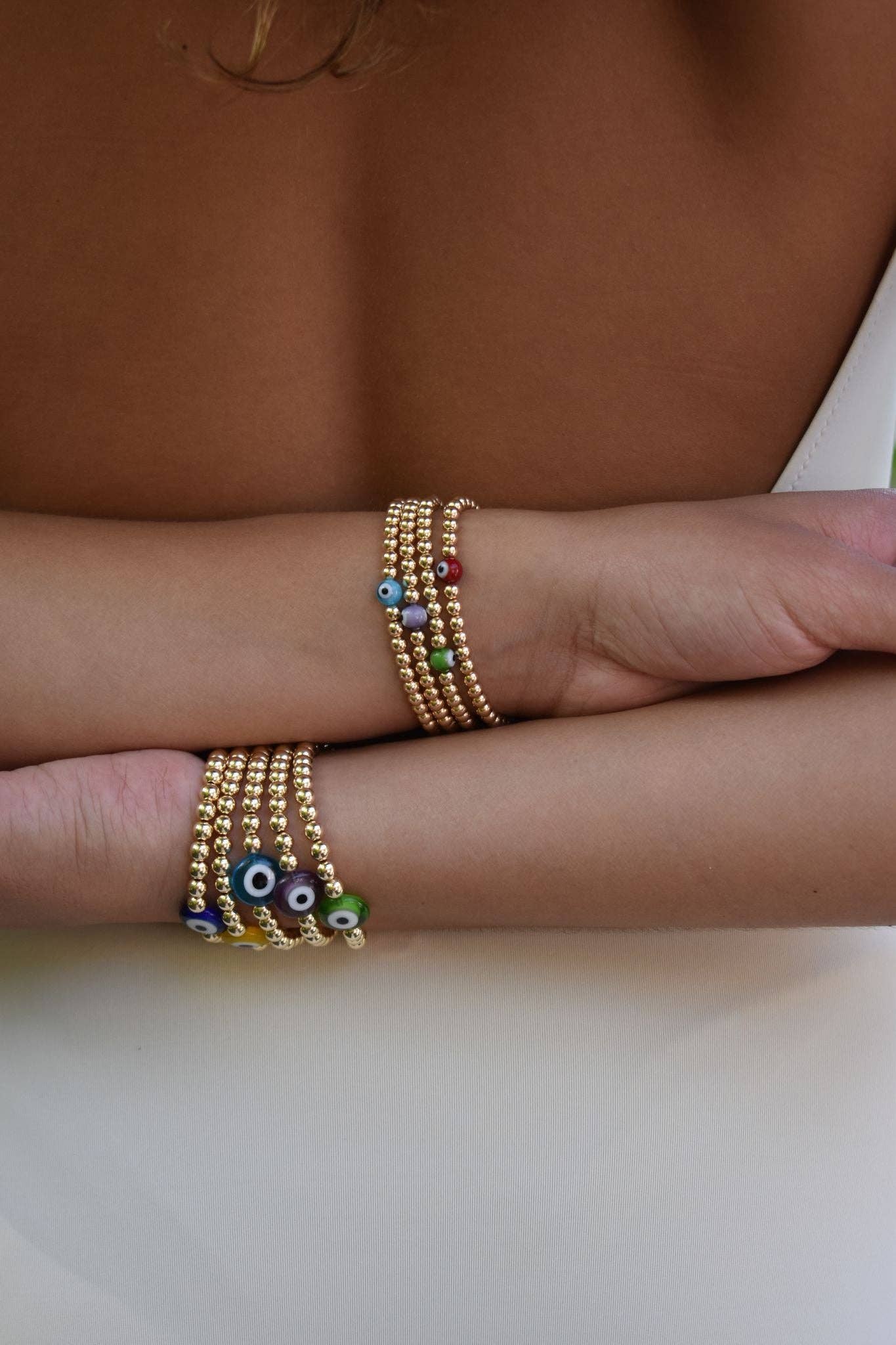 22 Jewelry - Wholesale Beaded Bracelet - ATHENA BRACELET 4MM11